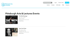 Desktop Screenshot of pittsburghlectures.culturaldistrict.org