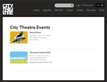 Tablet Screenshot of citytheatre.culturaldistrict.org